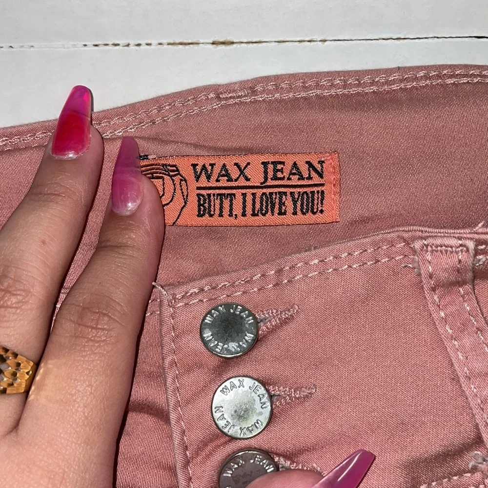 Wax Jean Baby Pink Skinny Jeans - Size 11 - Picture 5 of 8